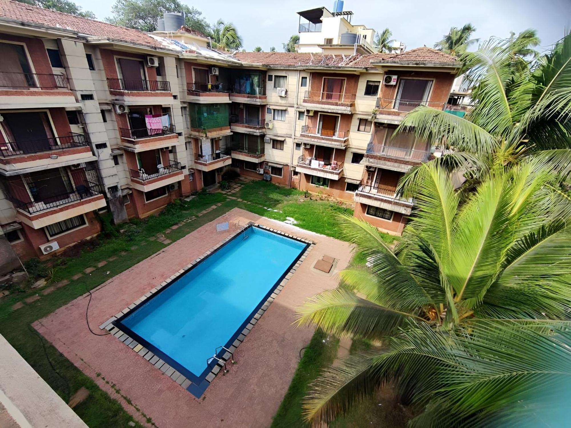 Ronne'S 2Bhk Lagoon Apartment -Calangute Eksteriør billede